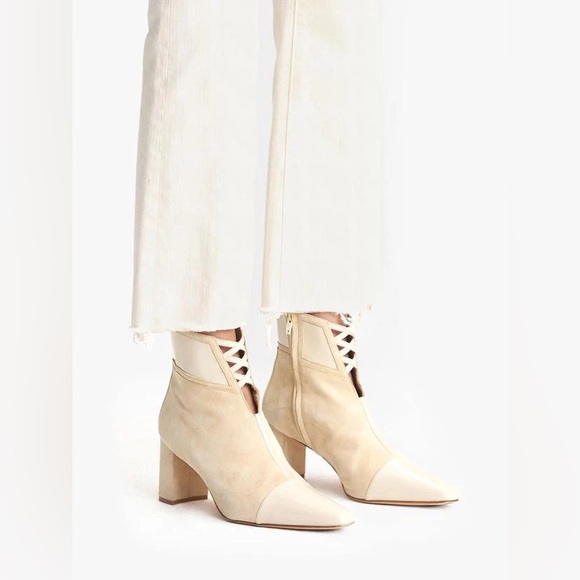 MOTHER Denim - The Insider Ankle Fray in Act Natural - Picture 4 of 10